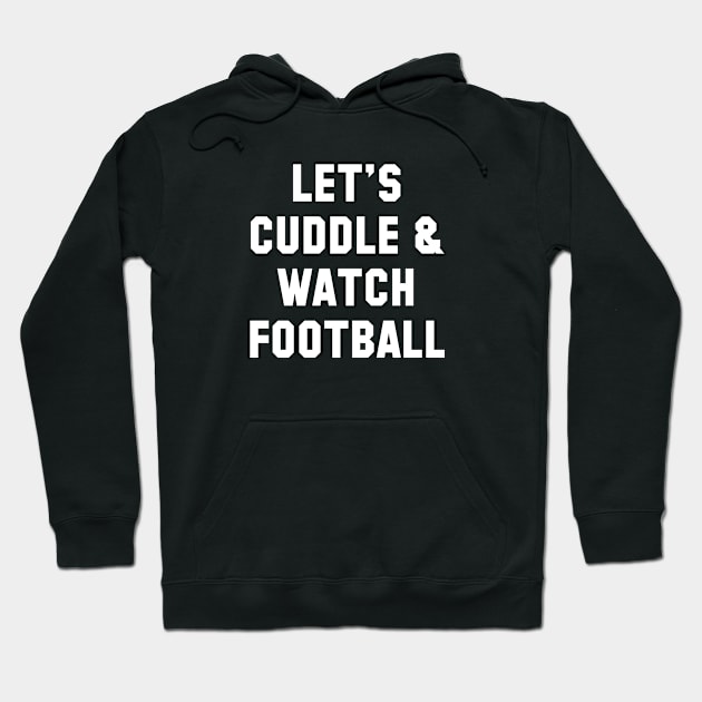 Cuddle Football Hoodie by VectorPlanet